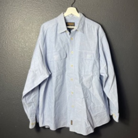 Woolrich Other - John Rich And Bros. Woolrich Men's Vintage Long Sleeve Shirt Light Blue Size XL